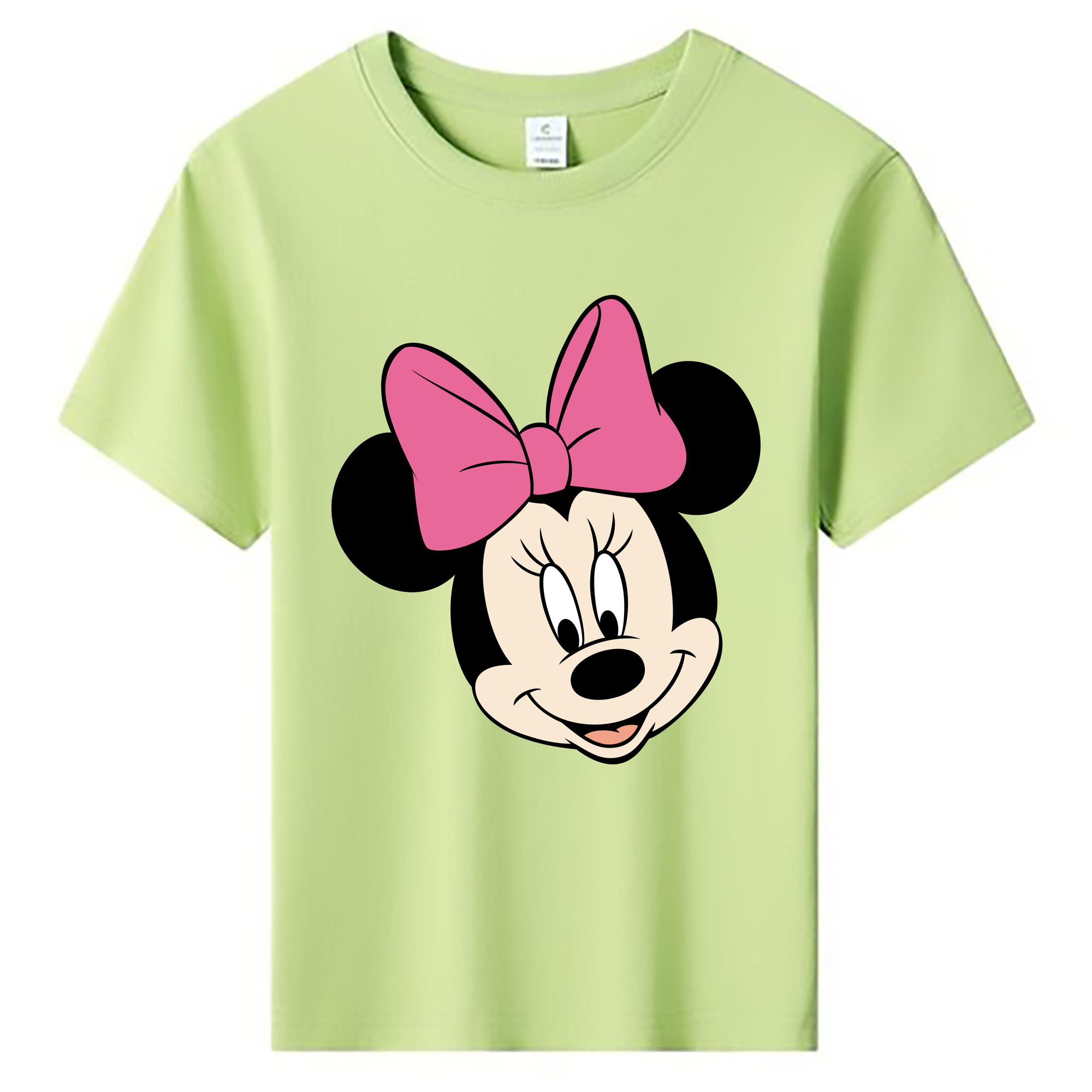 ミッキーマウス Mickey Mouse 綿100％キッズTシャツ（フロントプリント）